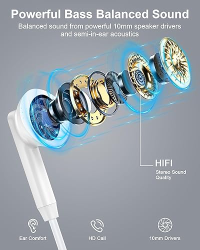 Miniatura 2 de iPhone 17 Pro Max - Auriculares con cable USB-C para iPhone 17Pro i Phone Air Pods 16e 16 Pro Max 16Pro 15 Plus, auriculares Apple con cable USB C