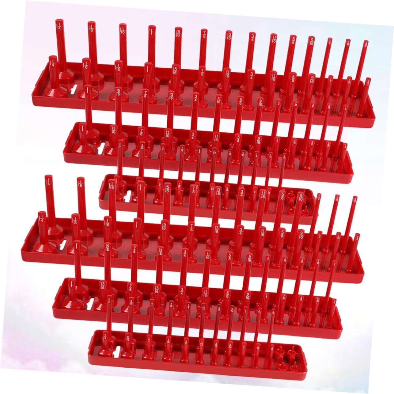 OSALADI 2セットロングスリーブソケットオーガナイザー 高ポール多機能ス