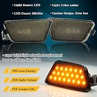 Vista 2 de Luz de Señal Lateral de Parachoques Frontal para Chevy Cruze 2011 2012 2013 2014 2015 Certificado DOT GM2551198N 42334144 42334145