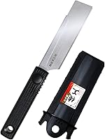 Vista 1 de KAKURI Mini sierra japonesa Dozuki de cola de milano de 4.3 pulgadas con vaina, sierra japonesa de corte fino para carpintería de precisión