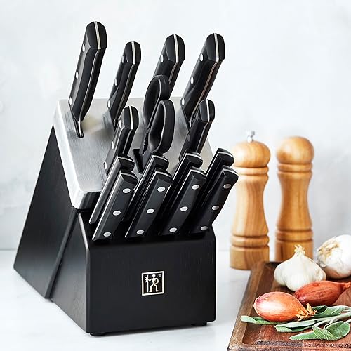 Miniatura 5 de HENCKELS Solution - Juego de cuchillos afilados como navajas de 16 piezas, cuchillo de chef, cuchillo de pan, cuchillo para carne, ingeniería