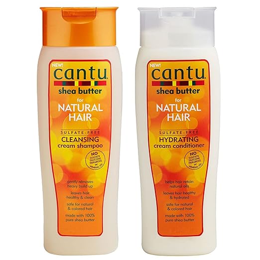 Cantu Shea Butter For Natural Hair Shampoo And Conditioner Sulphate Free Amazon De Beauty