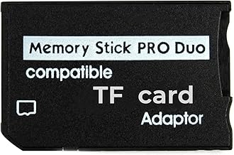 Memory Stick Pro Duo Adapter, Micro TF Card/Mini SD to Memory Stick MS Pro Duo for PSP and Camera