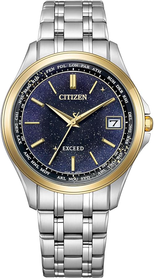 Amazon.co.jp: [Citizen] 腕時計 エクシード 光発電エコ・ドライブ電波  