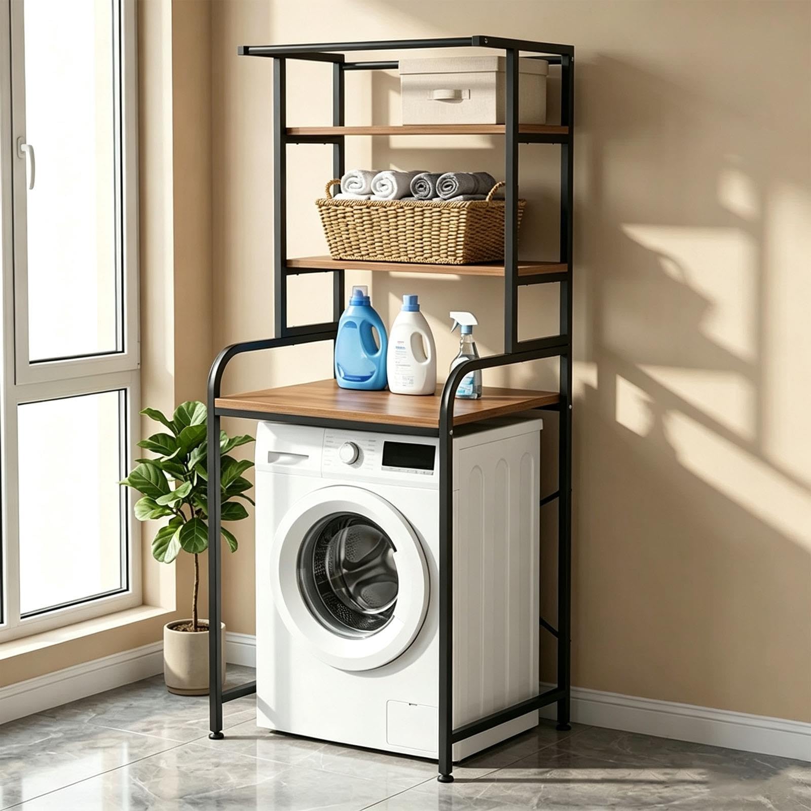 Generico Mobile Lavatrice da Bagno Sopra Il WC, Ripiano for Lavatrice
