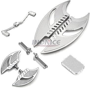 Fit for Harley Chrome Floorboard Heel Toe Shift Lever Passenger Footboards Road King Flhr Road Street Glide Ultra Ultra Limited Low Flhtkl 1980-2020
