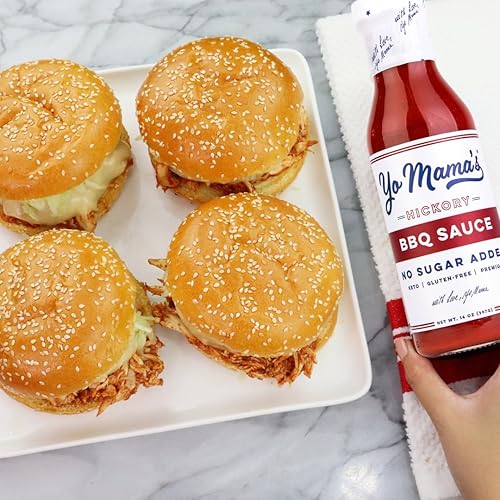 Vista 29 de Yo Mama's Foods Keto Buffalo - Salsa para salsa, marinada y ala, paquete de (2) – Bajo cero carbohidratos, sin azúcar añadido, Whole30, Paleo, sin