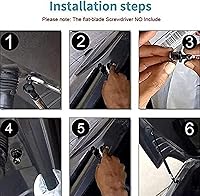 Vista 7 de BIVVI Amortiguadores de elevación para amortiguadores de gas, apto para Hyundai Fit para Grand I10 Hatchback 2015-2017 (OEM-81770B9000)-17.4 in