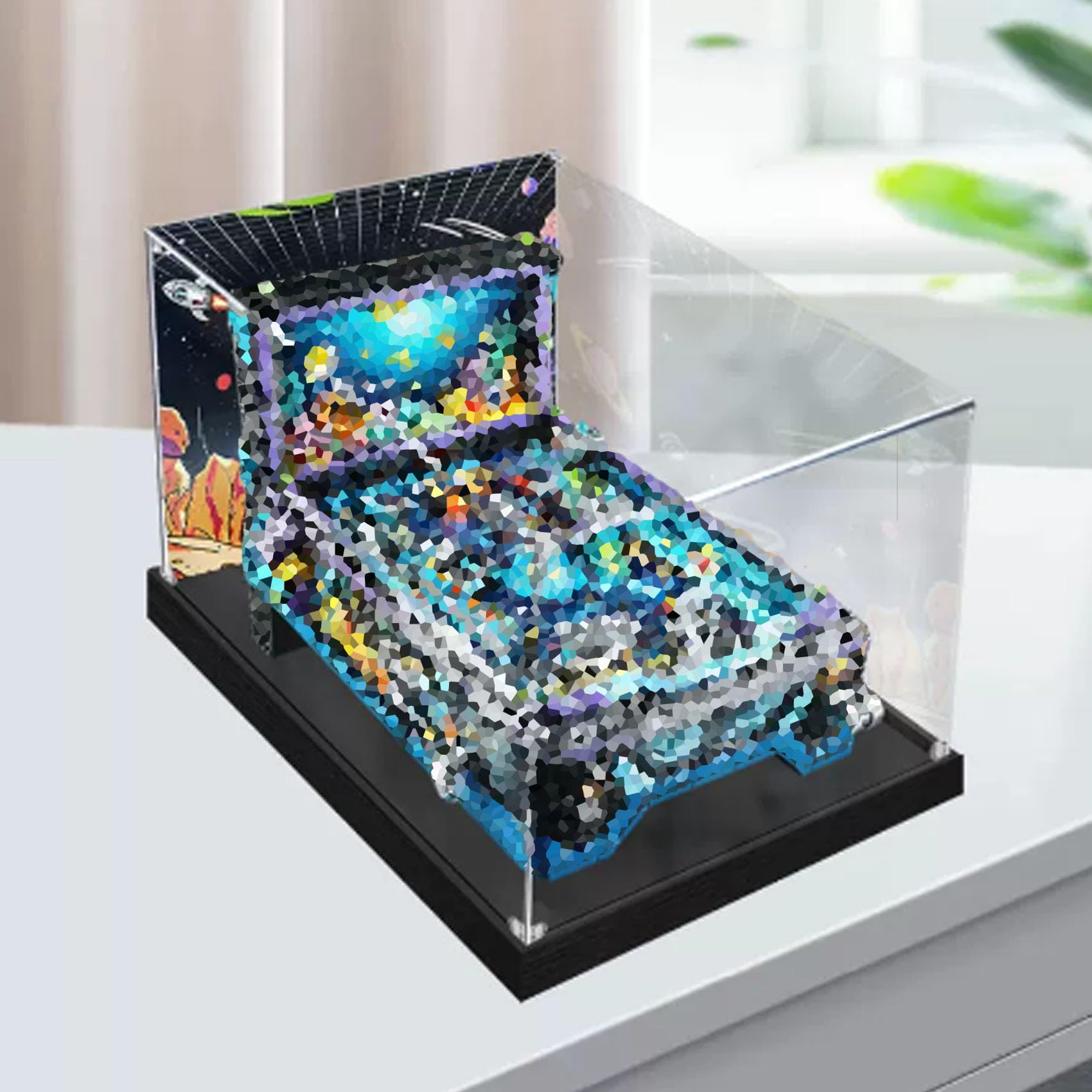 Acrylic Display Case for Le-go 11374 Set (Background 3mm)