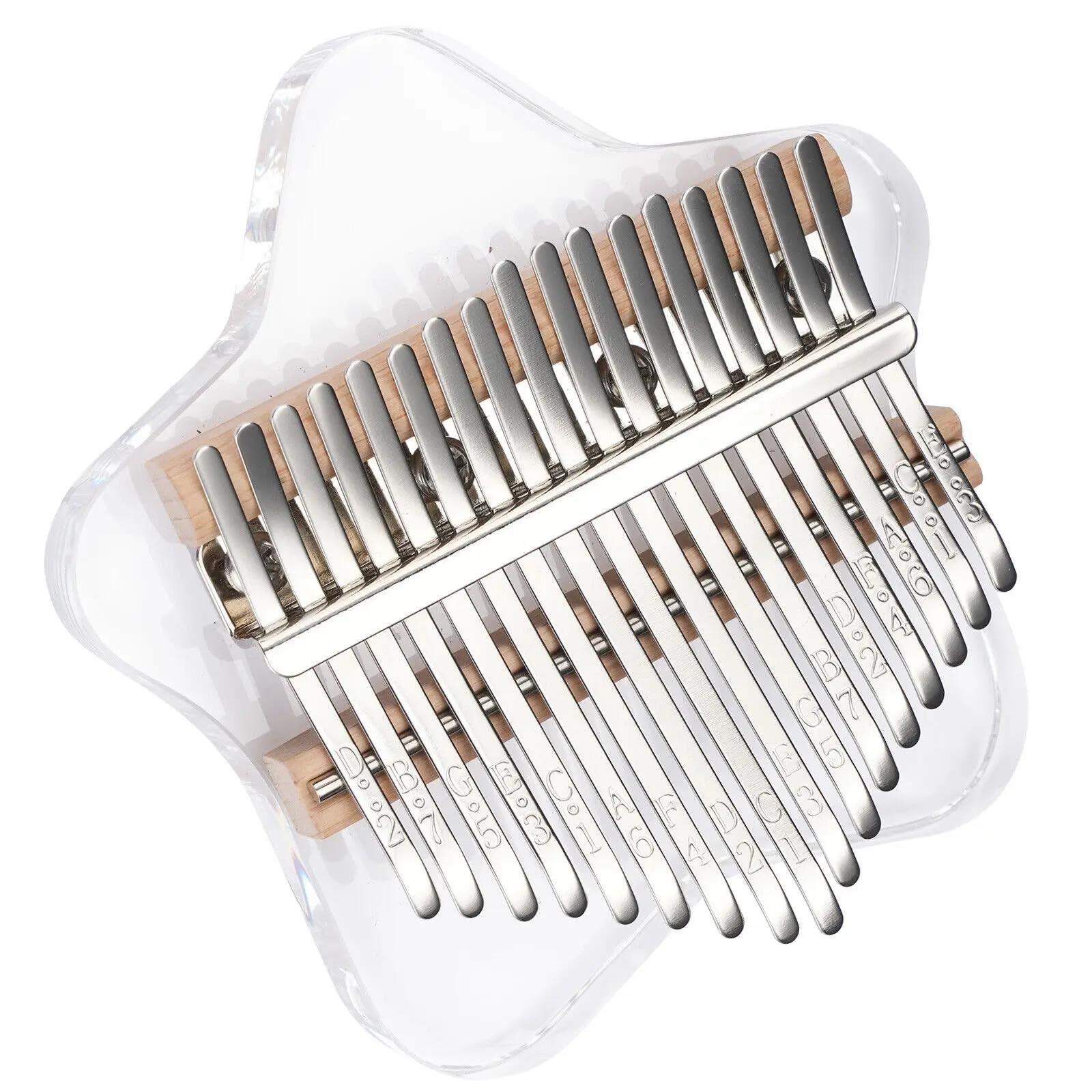 Kalimba Principiantes Kalimba Acrílica De 17 Teclas Para Principiantes Adultos