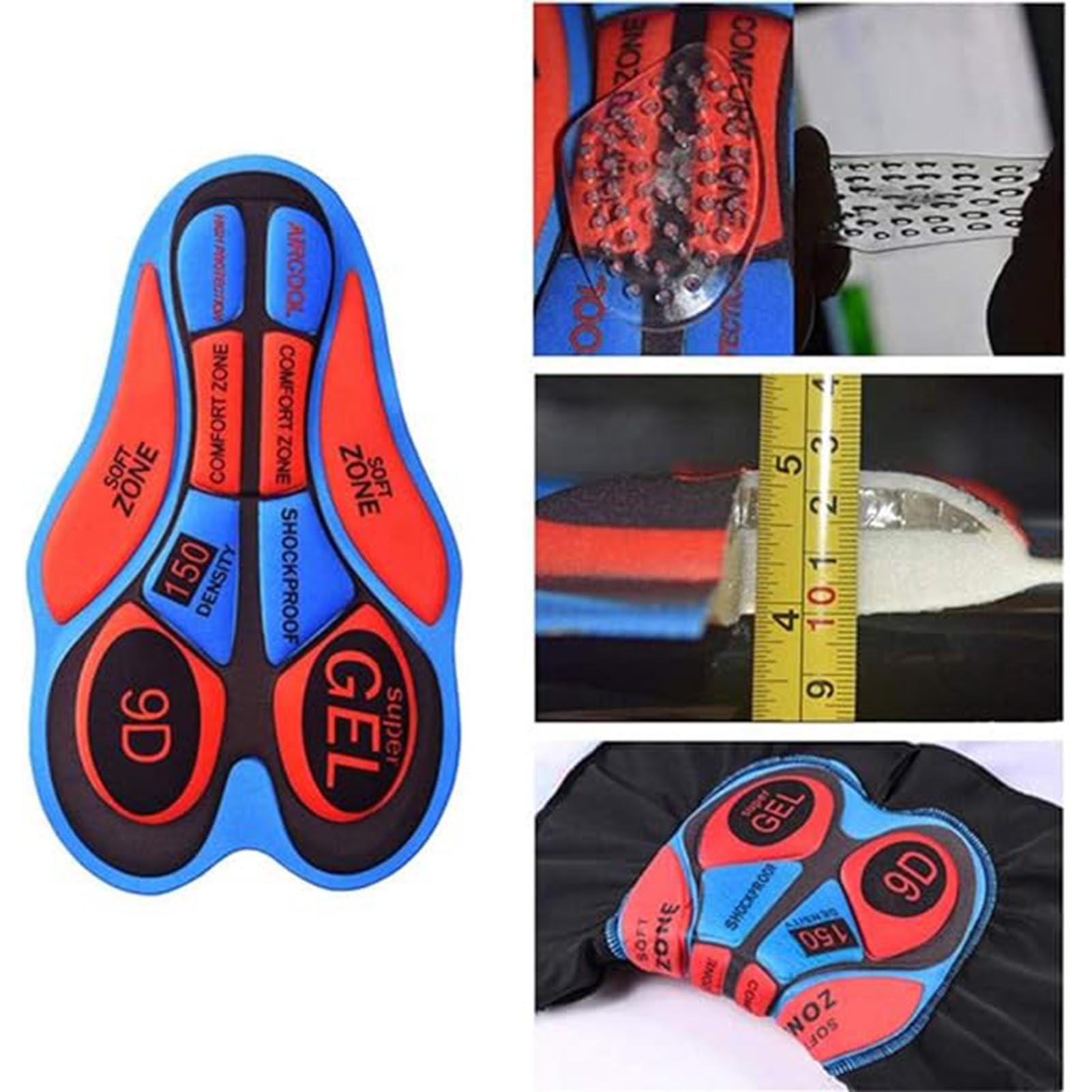 Vêtements Cyclisme Homme Hiver Tenue Cycliste en Polaire Thermique,Maillot de Velo VTT Manche Longue Jersey et Pantalon à Bretelle avec Cuissard à Bretelle 9D Gel Rembourré