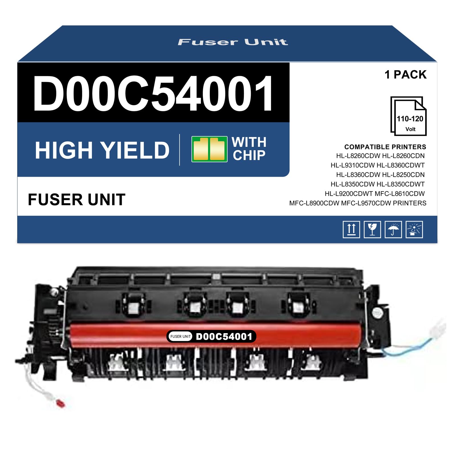 Photo 1 of BUTEGOO D00C54001 D01CEC001 Fuser Unit for Brother HL L8260 L8360 L9310 L8250