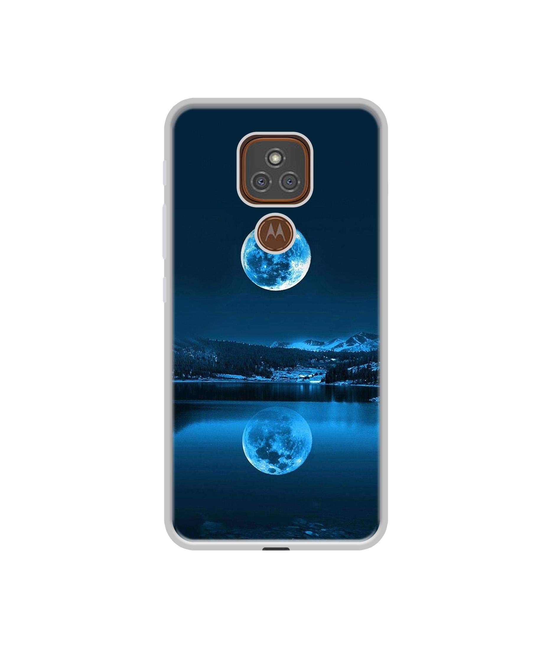 Solimo Plastic Designer Moon Pattern Print Uv Printed Soft Back Case Mobile Cover for Motorola Moto E7 Plus, Multi-Coloured (B08PDPG4M6) Amazon Price History, Amazon Price Tracker