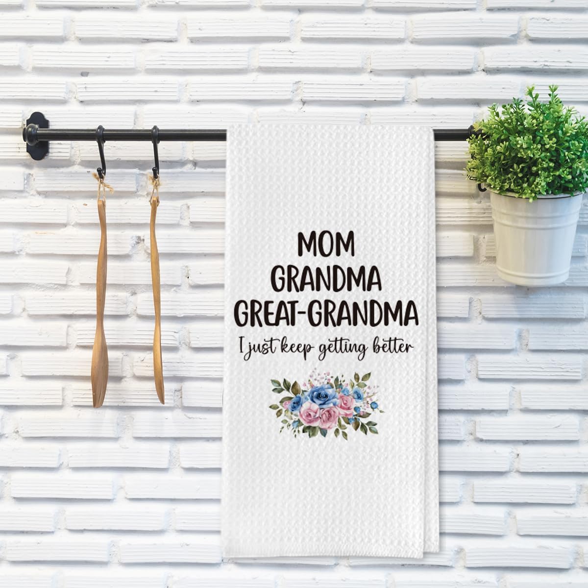 Baby Announcement Gifts Kitchen Towels for Great Grandma, Promoted to Great Grandma Gifts Towels for Kitchen Bathroom - Image 6