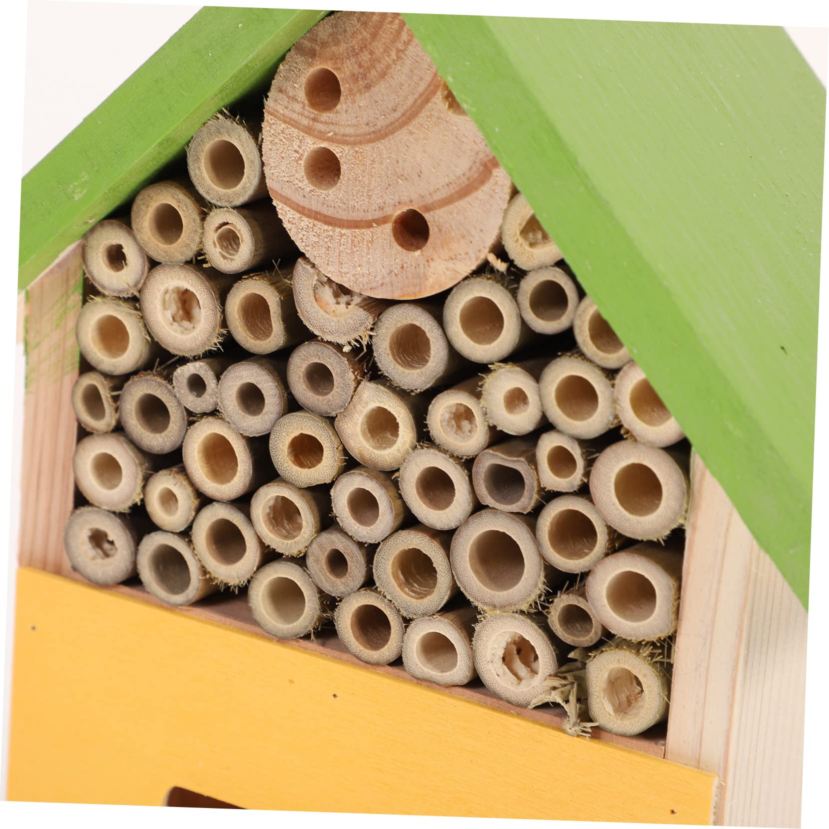 Casetta in Legno per Insetti Rifugio per Api e Ladybird Habitat Decorativo da Giardino per Allevamento di Insetti Benefici