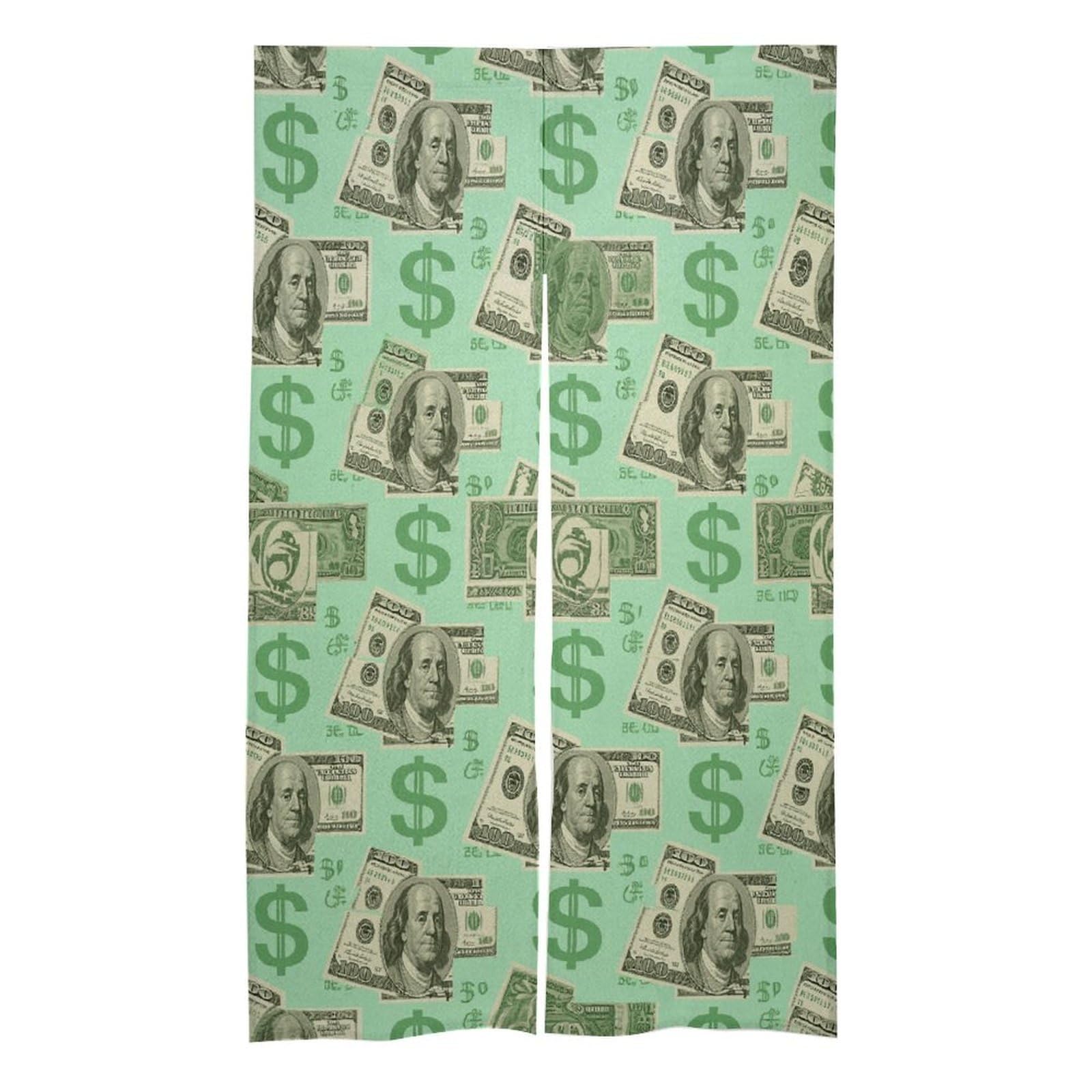 VstaDank Money Noren Doorway Curtain Printed Window Treatment Door Tapestry Chinese Traditional Doorway Curtain Long Type Door Tapestry for Home Decoration
