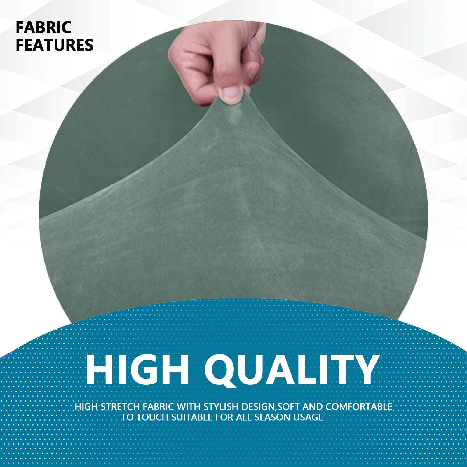 YSTELLAA Copridivano Velluto 3 Posti Con Braccioli, Copridivani Antigraffio Gatto, Fuzzy Copri Divano Elasticizzato Elastico, Universale Sofa Cover Antimacchia Lavabile Antiscivolo, Verde Chiaro