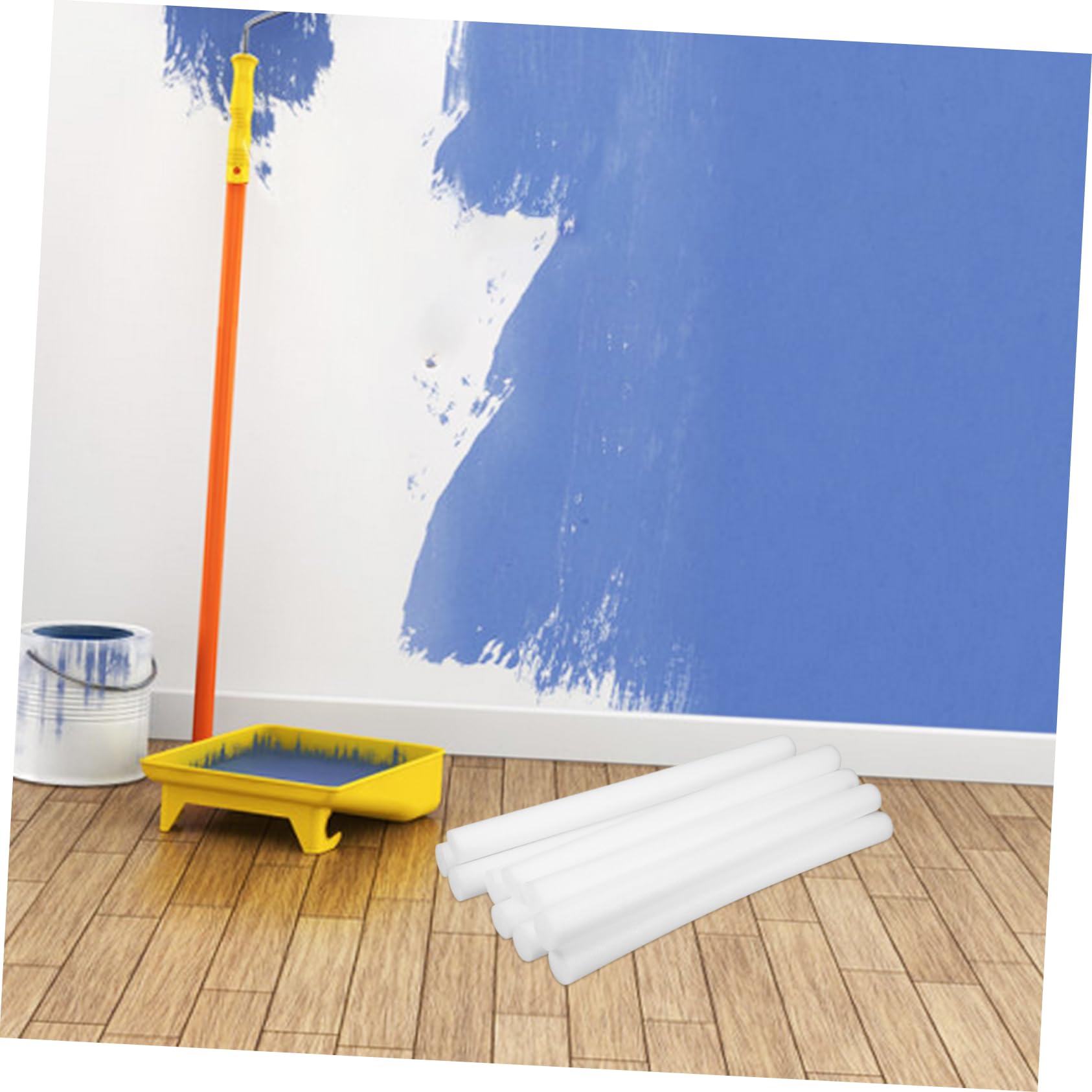 HOLIDYOYO 10pcs Foam Rods Professional Packing Inserts for Shipping Oil Painting Calligraphy Murals