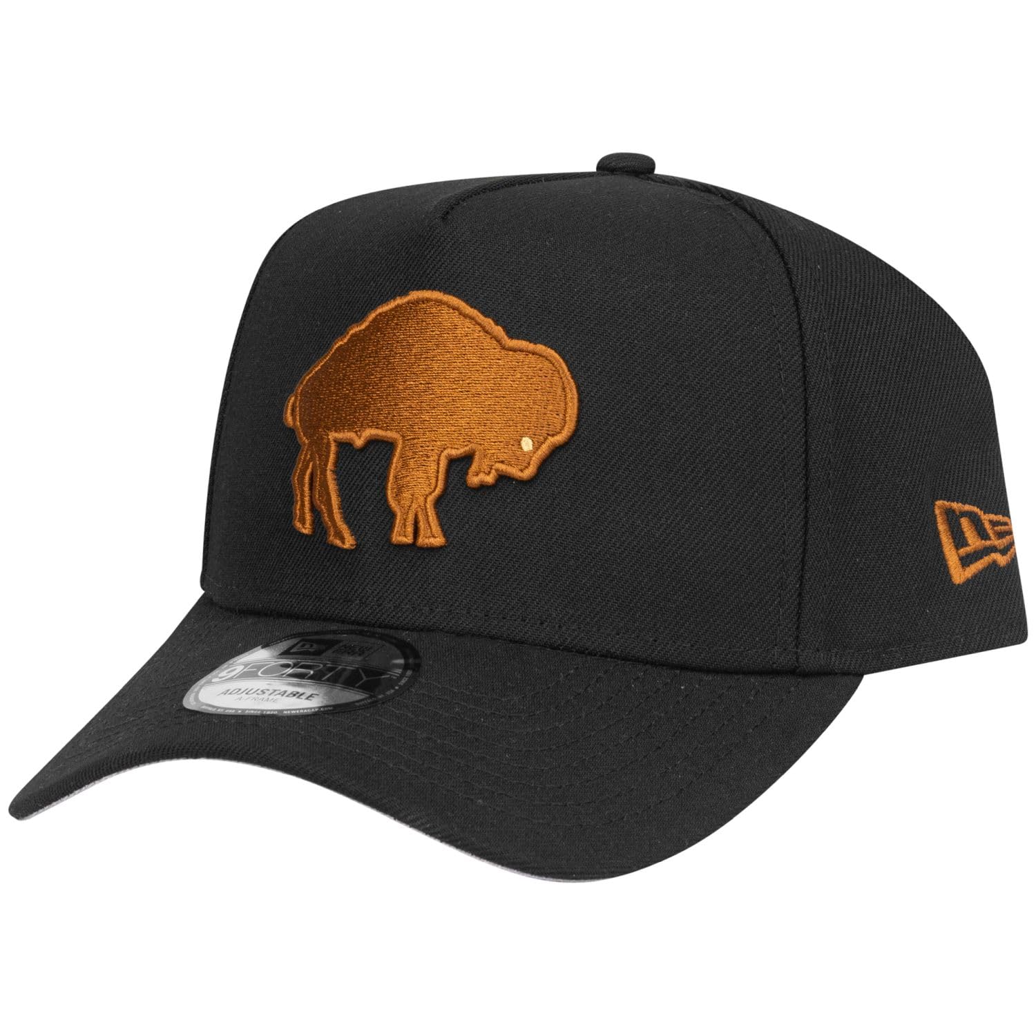 New Era 9Forty A-Frame Cap - NFL Buffalo Bills Throwback - One Size Black