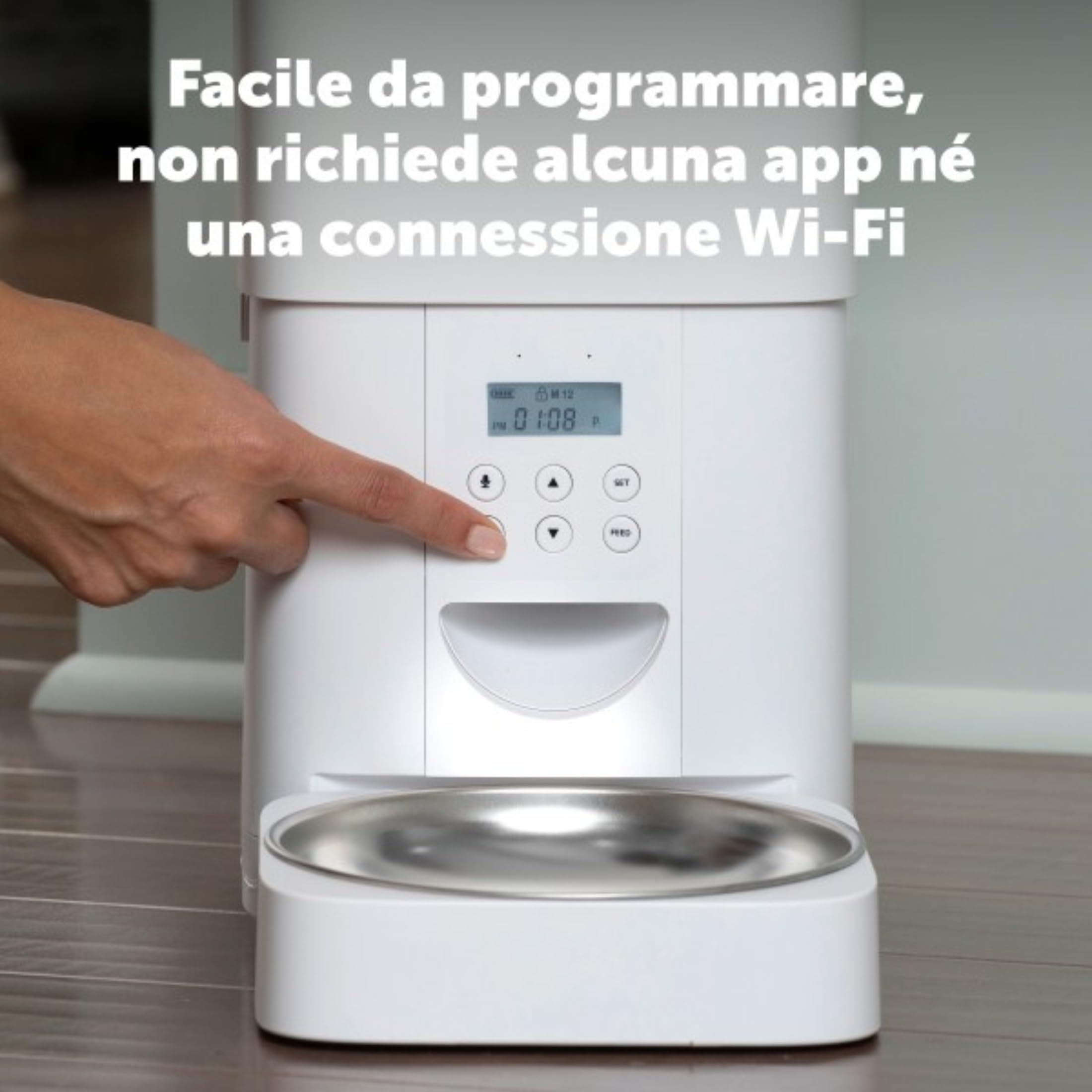 PetSafe FlexFeed 2L – Distributore automatico di cibo per cani e gatti con timer e controllo porzioni