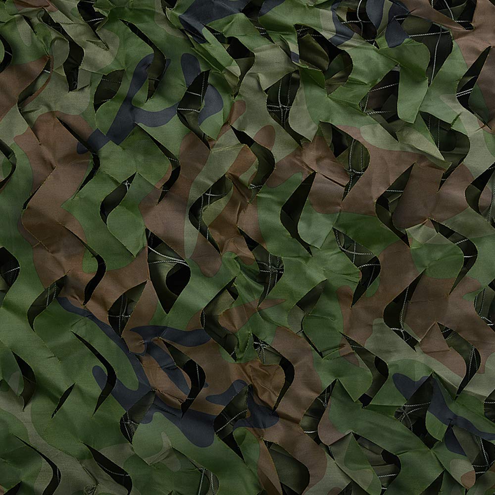 LOOGU Red de camuflaje militar duradera con rejilla para decoración, parasol, caza, tiro, escondite para acampar