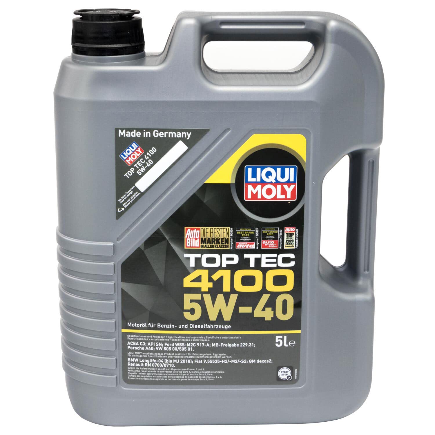Motoröl Set Top Tec 4100 5W-40 5 Liter + Ölfilter SH4043P