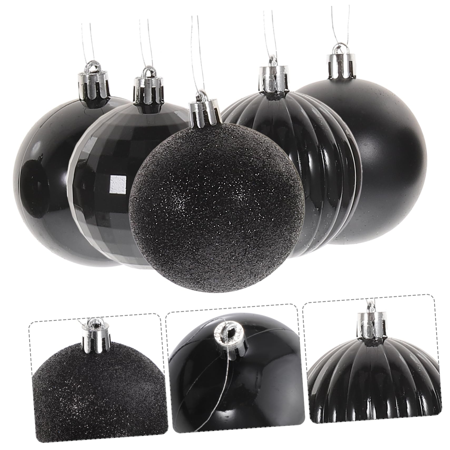36stücke Weihnachtsbaum Hängekugeln Set Aus Weihnachtsbaum Hängeornament Hänge-Dekoration Für Zuhause