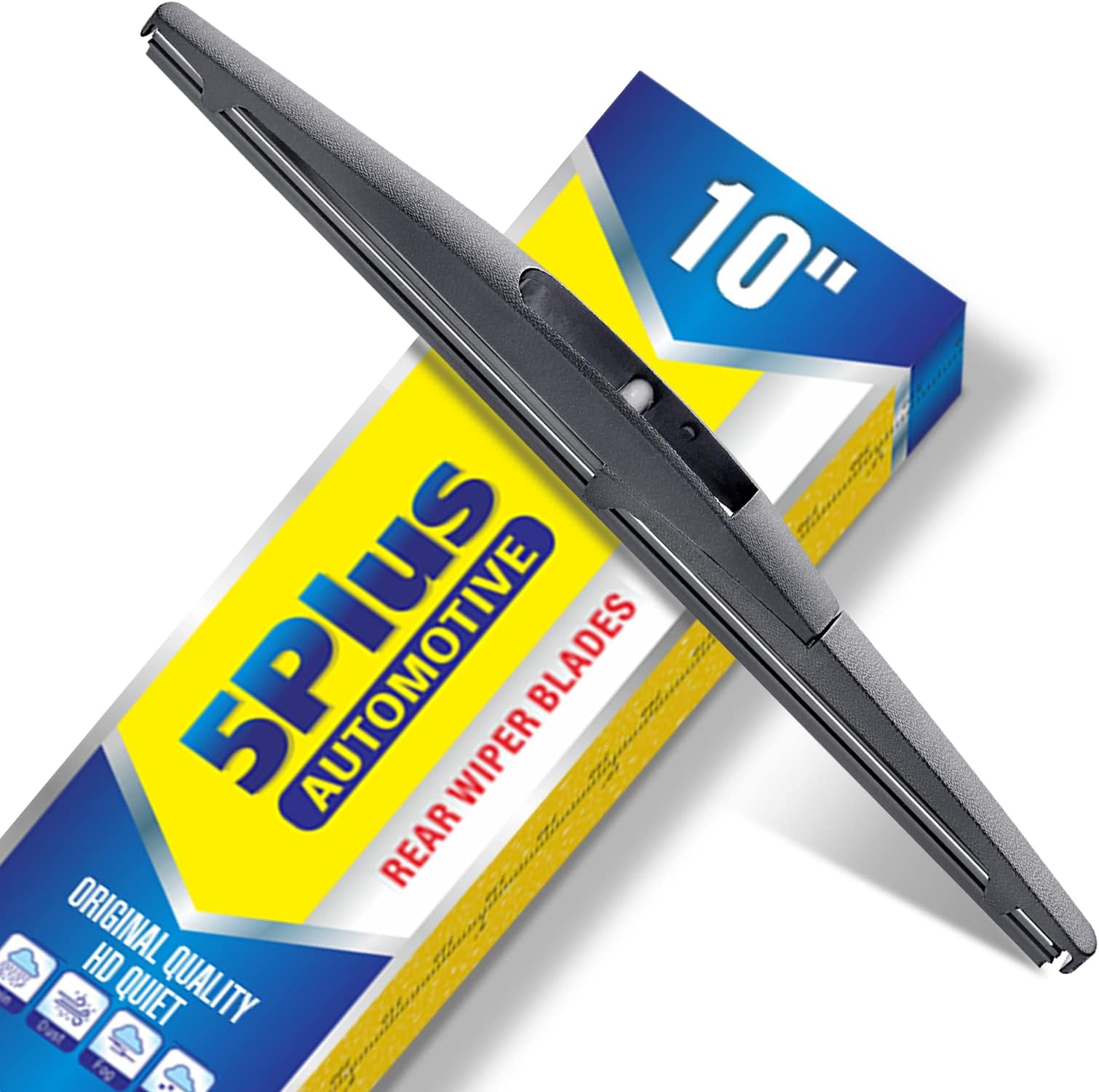 10 Inch Rear Wiper Blade Replacement for Honda HRV 2022-2016 /Mitsubishi Outlander Sport 22-11 Eclipse Cross 22-18 /Infiniti QX56 QX80 22-11 /Leaf 17-11 Rear Windshield Wiper Blade (10-B)