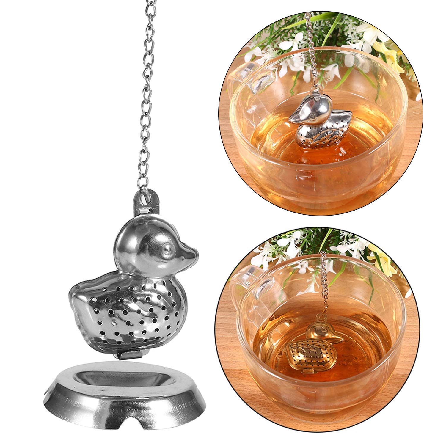 Filtri Tisane Filtro Da Tè In Acciaio Inossidabile Palla Più - Foto 3