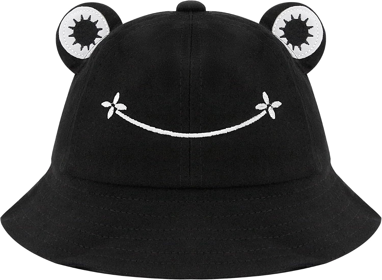 Haoohu Kids Cute Frog Bucket Hat Cotton Fun Frog Hat Dress up Party Frog Hat