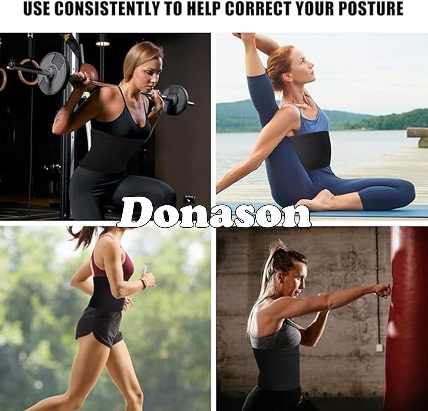 Women's Sauna Waist Trainer Belt Sweat Band Compression Stomach Waist Trimmer Wraps Slimming Body Shaper for Workout - Image 6