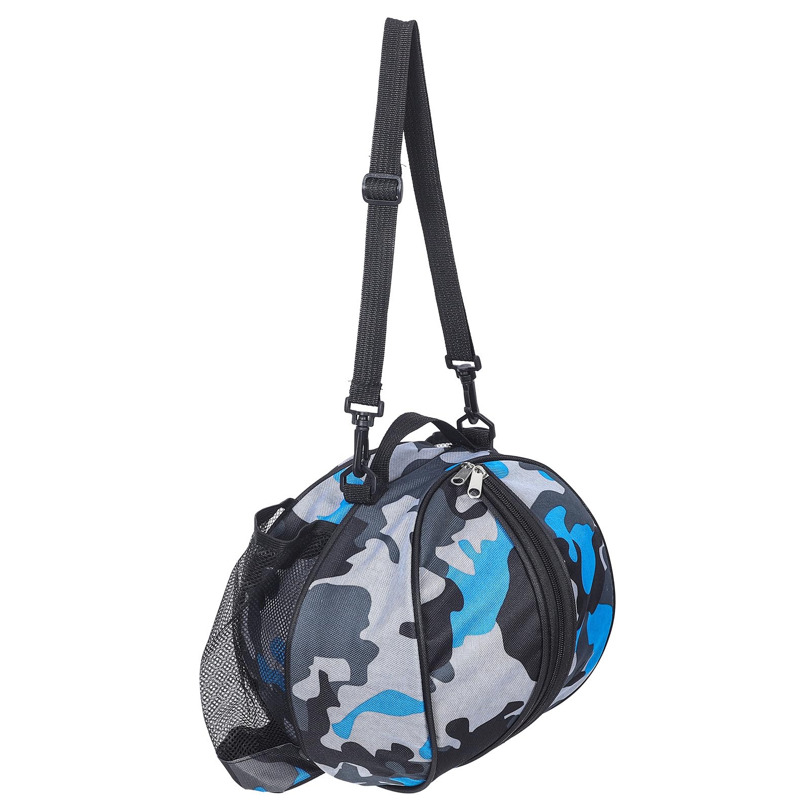 Bolsa de baloncesto portátil con correa y red lateral oxford 8