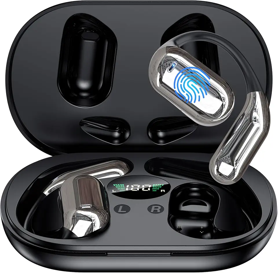 Fones de ouvido de tradução AI, em tempo real, tradutor de 144 idiomas para iPhone e Android, dispositivo de tradução para viagens, negócios, aprendizagem, com estojo de carregamento