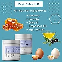 Vista 2 de Cera de abeja y propóleos Magic Salve para trastornos de la piel Alivio avanzado con aceite de yema de huevo