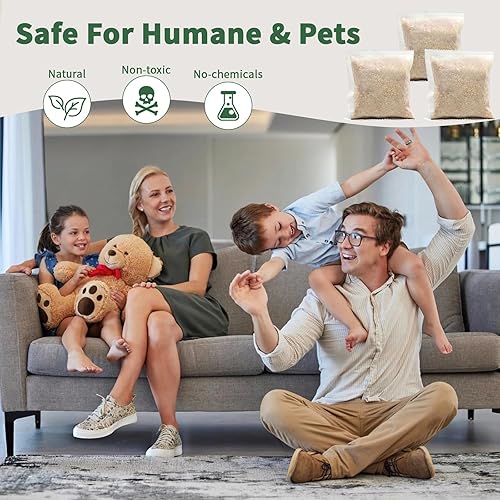 Miniatura 5 de Bolsas repelentes de ratones, paquete de 10 unidades de aceite de menta, disuasorio para roedores y ratones, adecuadas para uso en interiores y