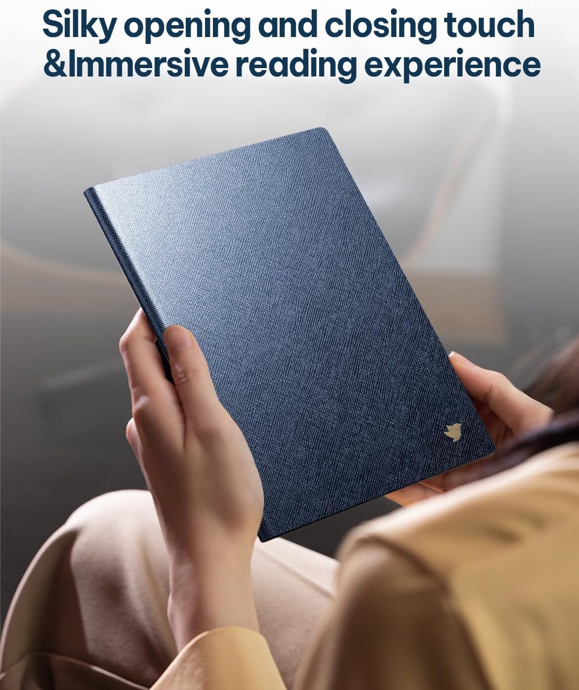 Funda protectora tipo libro para tablet iFLYTEK AINOTE Air2 de 8.2 pulgadas, piel sintética de alta calidad, delgada y ligera, funda duradera con clip para bolígrafo, resistente al agua y al polvo