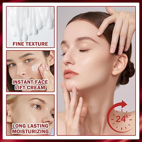 Miniatura 5 de Crema de retinol para cara, hidratante facial de retinol con ácido hialurónico, crema de noche para cara y debajo de los ojos, crema de estiramiento