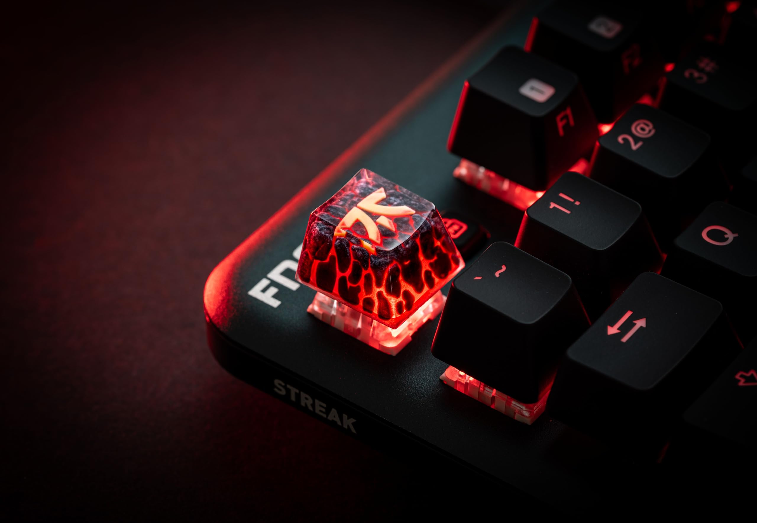 Amazon.co.jp: Fnatic Gear Artisan Keycap - LAVA FG-KC