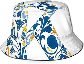 Cappello A Secchiello Con Gamberetti | Uomo Donna | Pieghevole E Traspirante | Tesa 7 Cm | Protezione Solare Per Pesca E Spiaggia - 4