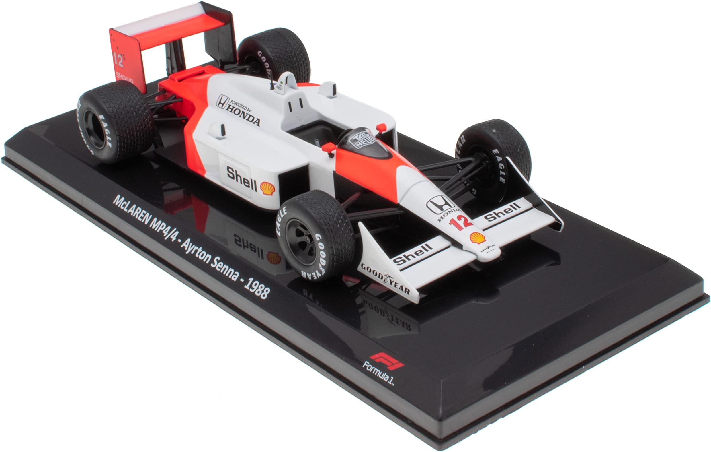 1/24 Formula 1 Car Compatible with McLaren MP4/4 Ayrton Senna World Champion 1988 - OR001