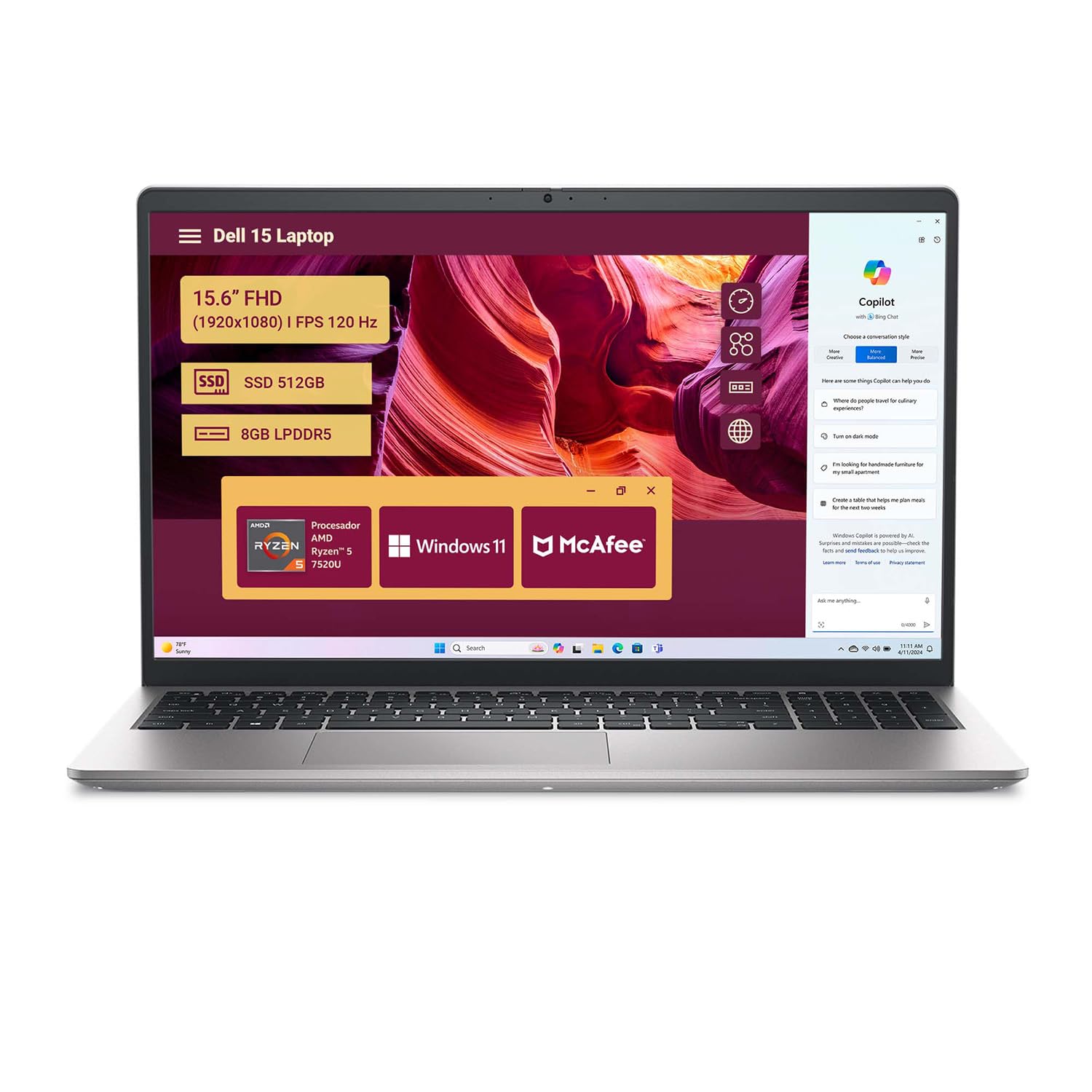 Dell 15 DC15255 15.6