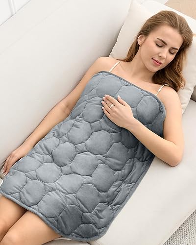 Cottonblue Weighted Lap Blanket 7lbs, Cozy Luxury Crystal Velvet Weighted