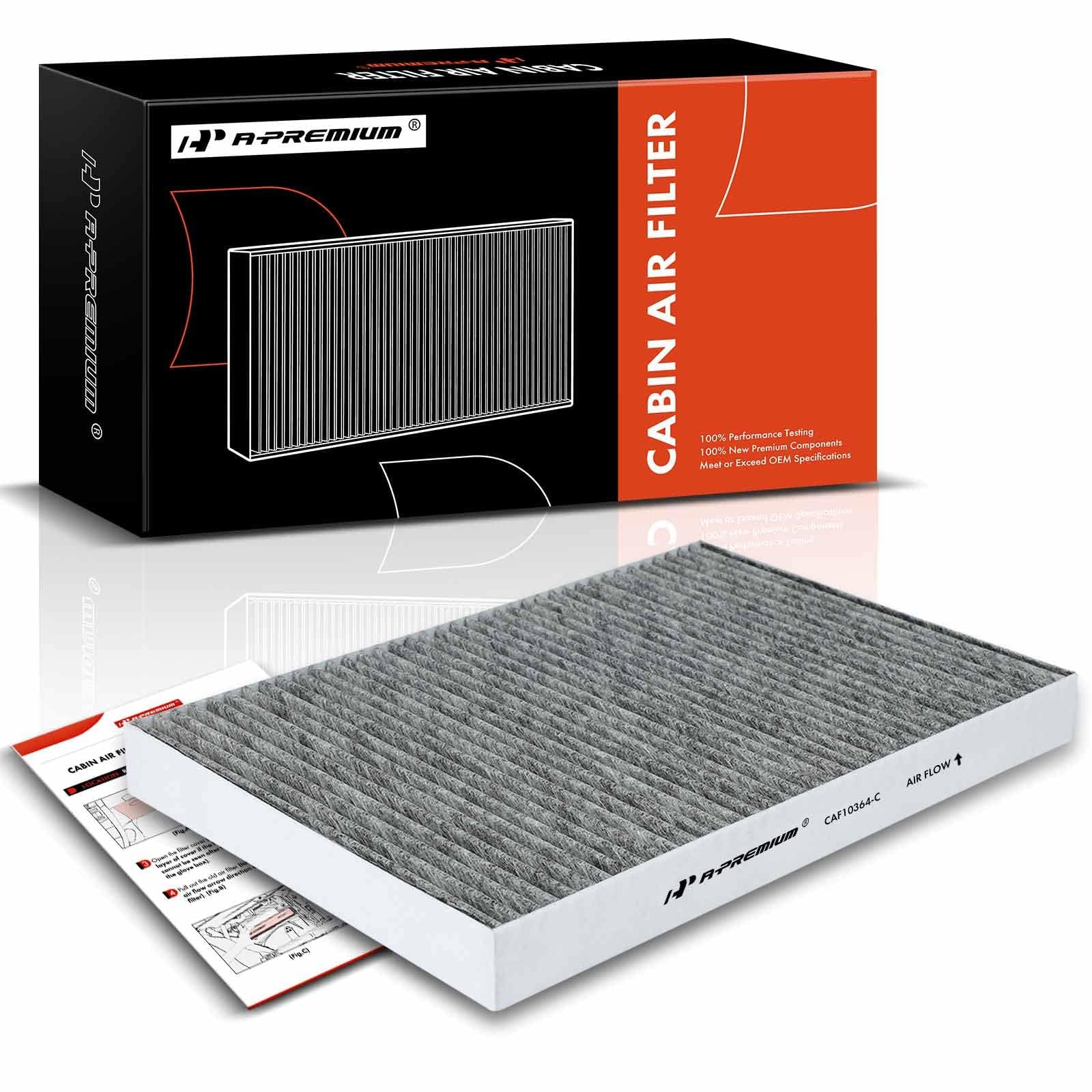 Cabin Air Filter with Activated Carbon Compatible with Dodge Charger 2006-2010, Challenger 2008-2010, Magnum 2005-2008 & Chrysler 300 2005-2010, Replace# 4596501AC