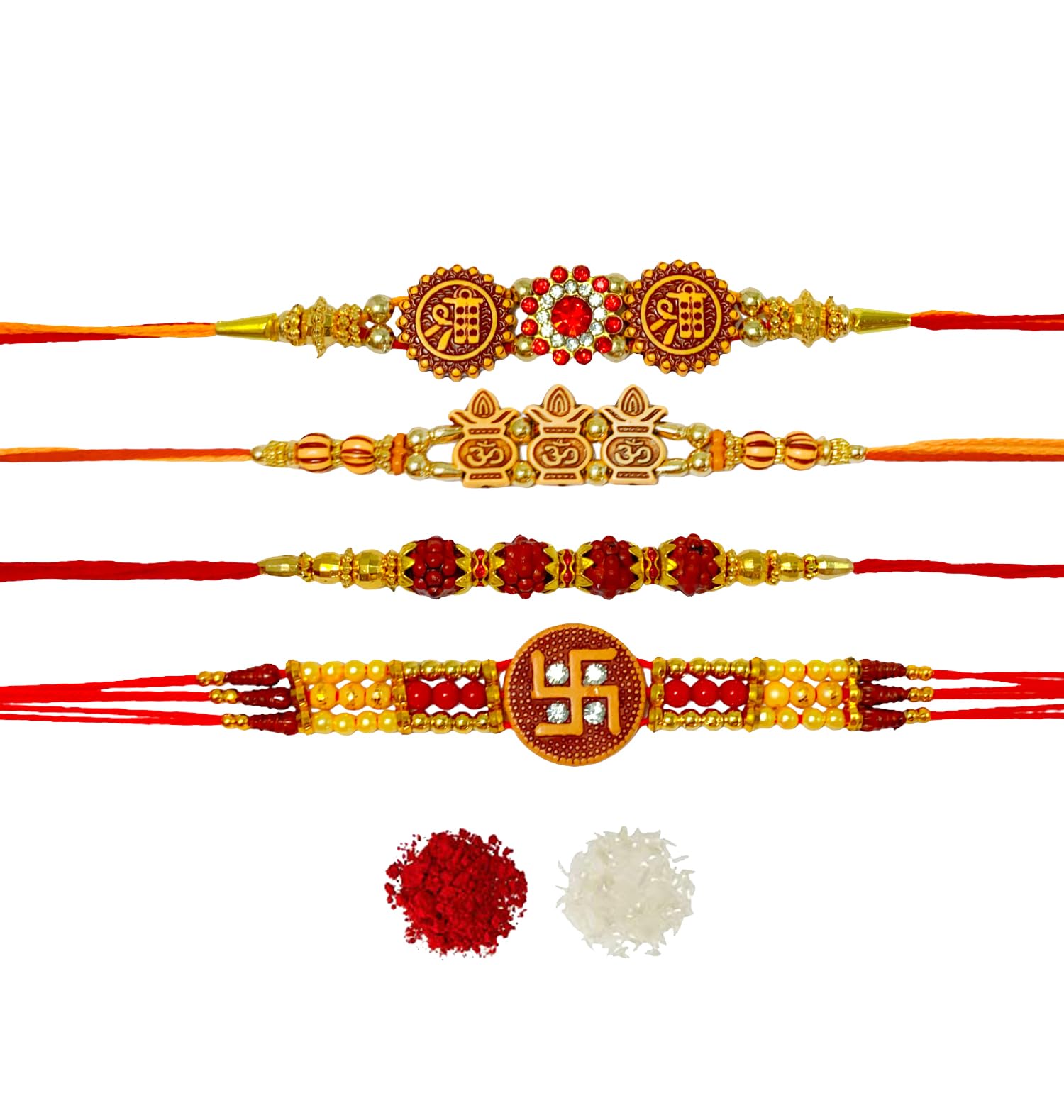 Evisha 4 Pcs Elegant Beads Rakhi Set Combo For Brother Bhaiya Bhai | | rakhi || rakhi set || rakhi for brother|| bhaiya bhabhi rakhi || rakhi gifts (B08BTHB8KJ) Amazon Price History, Amazon Price Tracker