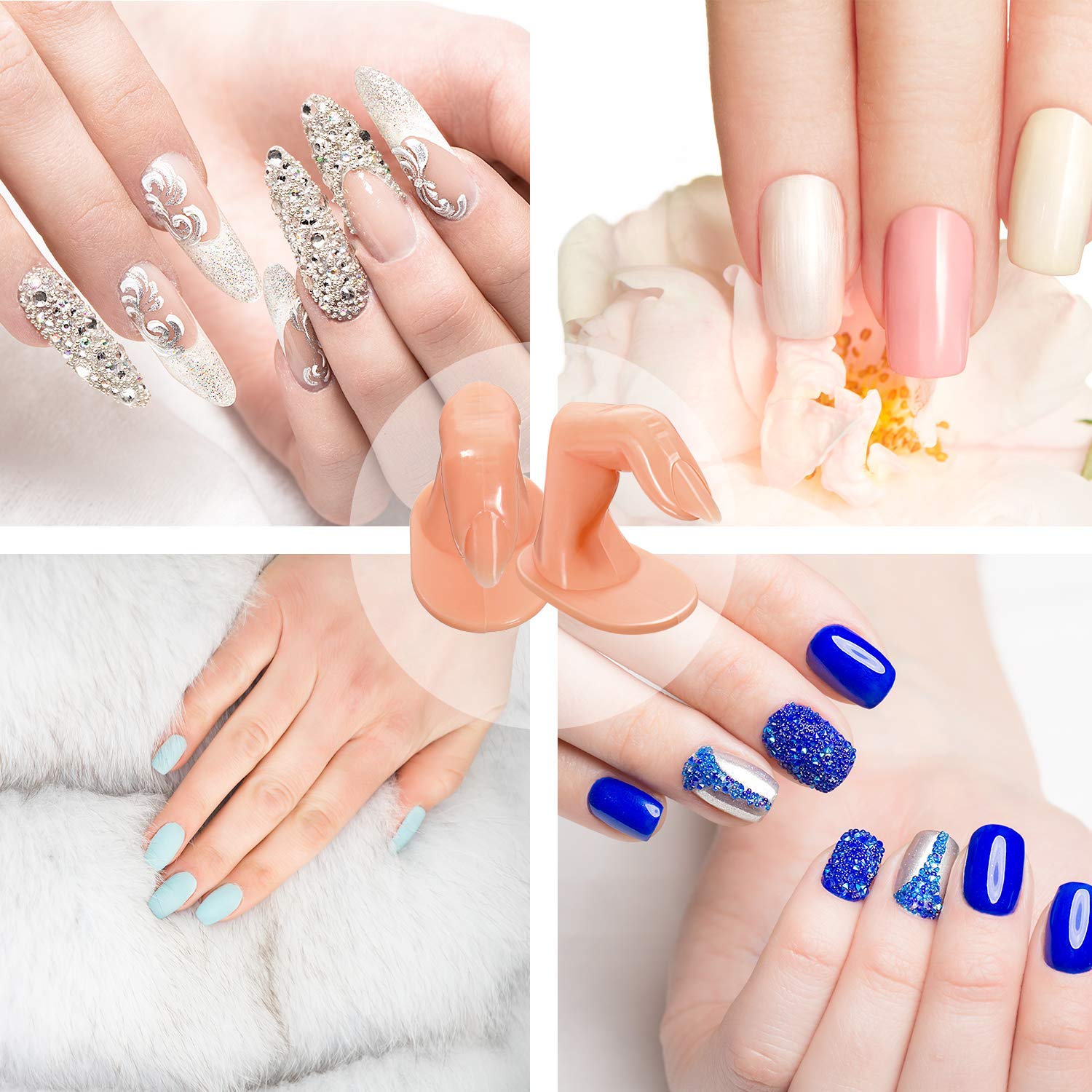 Store2508 Nail Art Training Practice Fingers Pack of 20 2