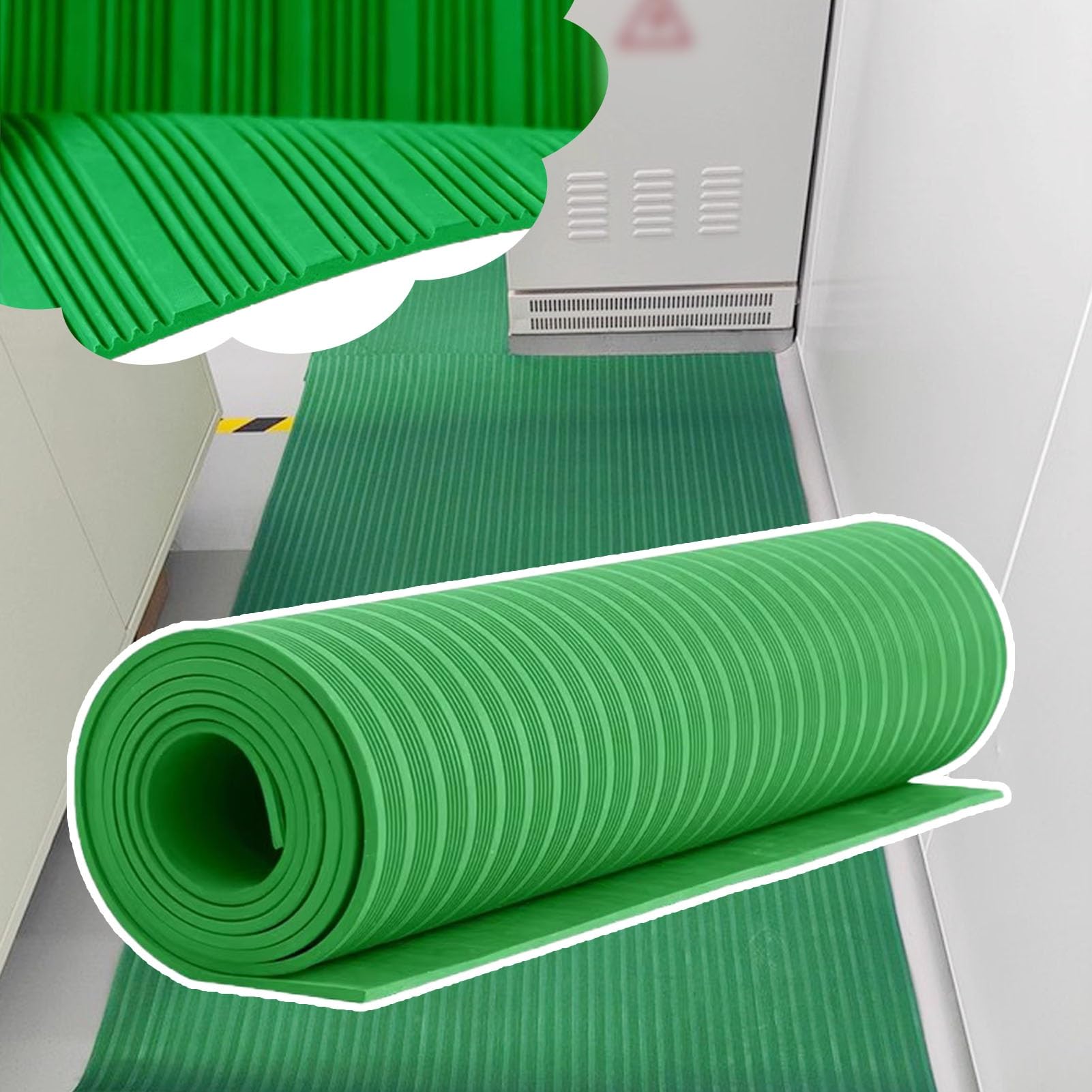 Tapis de sol en caoutchouc 5 mm d'épaisseur avec isolation haute performance 10 kV