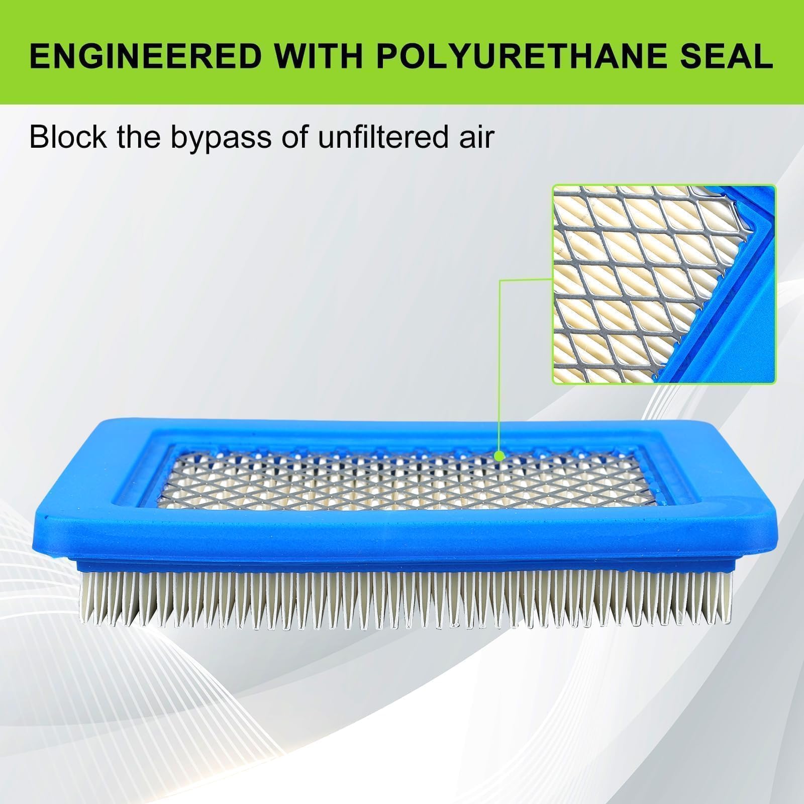 Mtanlo Kit De Filtre à Air Pour Troy-Bilt Modèles TB110 TB115