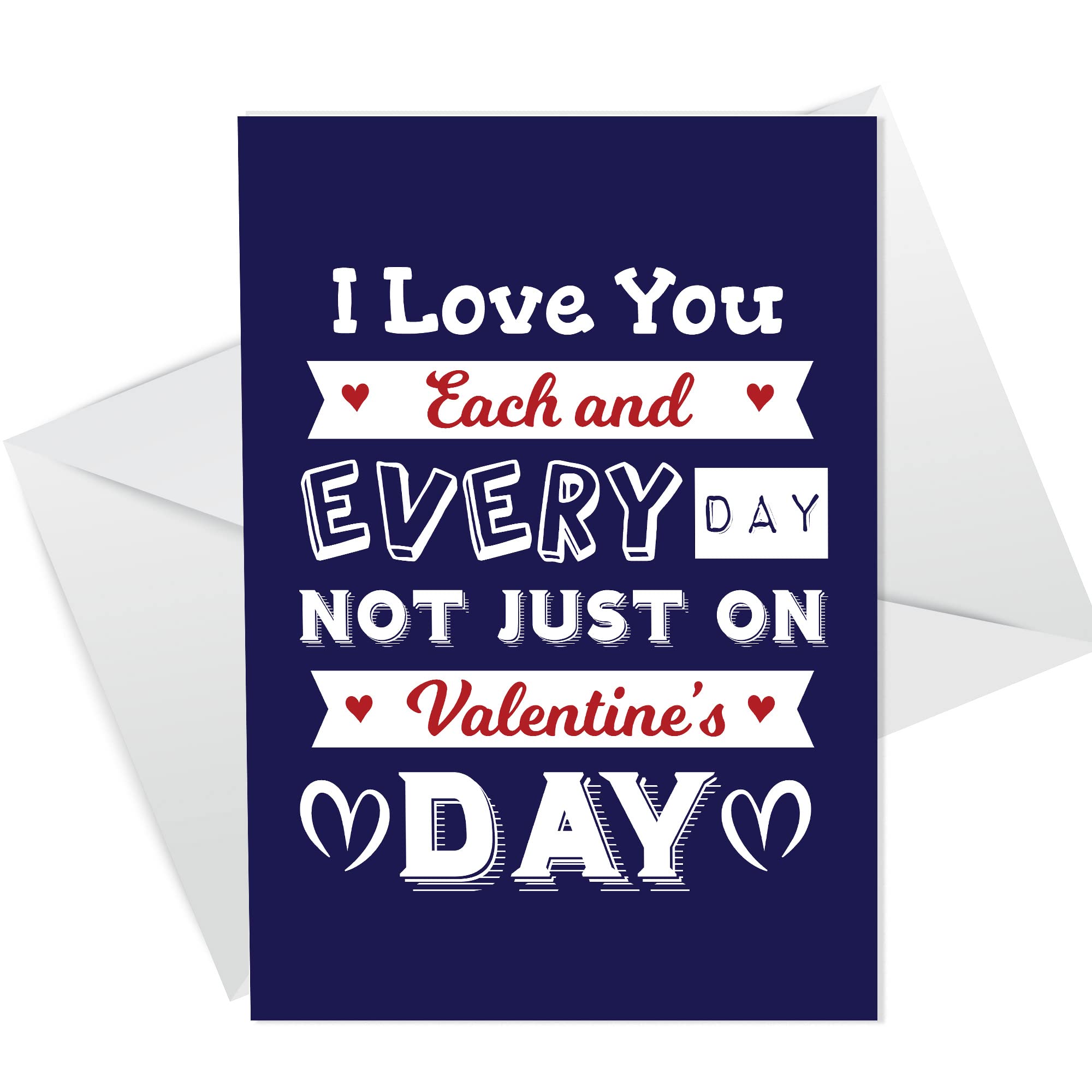 RED OCEAN Valentines Card For Him Novelty Valentines Day Card For Boyfriend Husband Love
