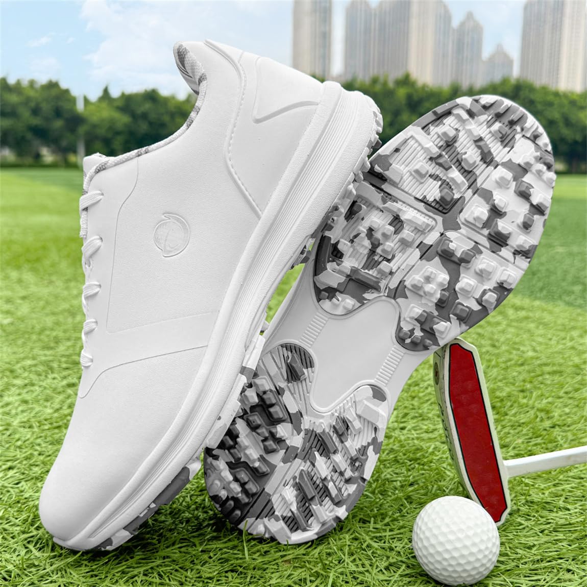 Damen Golf Turnschuhe wasserdichte Spikeless Weibliche Golfschuhe Bequeme rutschfeste Mädchen Golfer Wanderschuhe