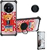 Funda Compatible para Vivo X100 Pro con Protector de Pantalla de Vidrio Templado, PC Rígido + Silicona Suave, Soporte con Anillo, Reflecta Luz Plateada DYH-KX 1